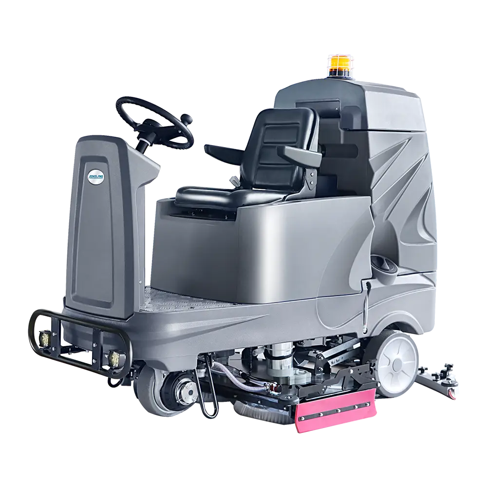 commercial ride on floor scrubber