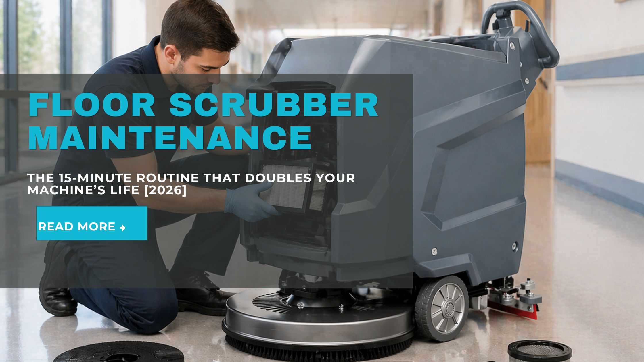 Floor Scrubber Maintenance — 15 Minutes a Day
