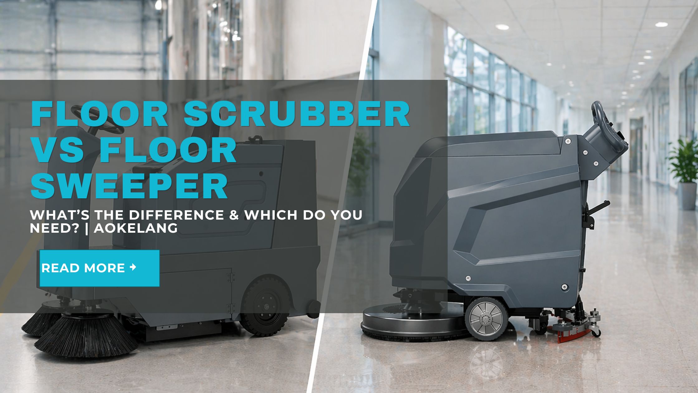Floor Scrubber vs Floor Sweeper — Same Machine?