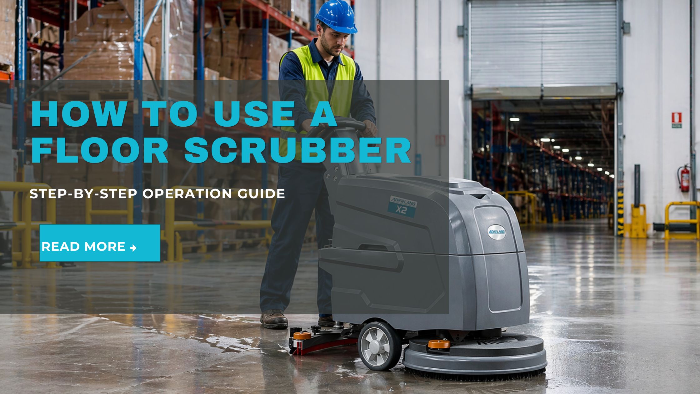 How to Use a Floor Scrubber: Step-by-Step Operation Guide