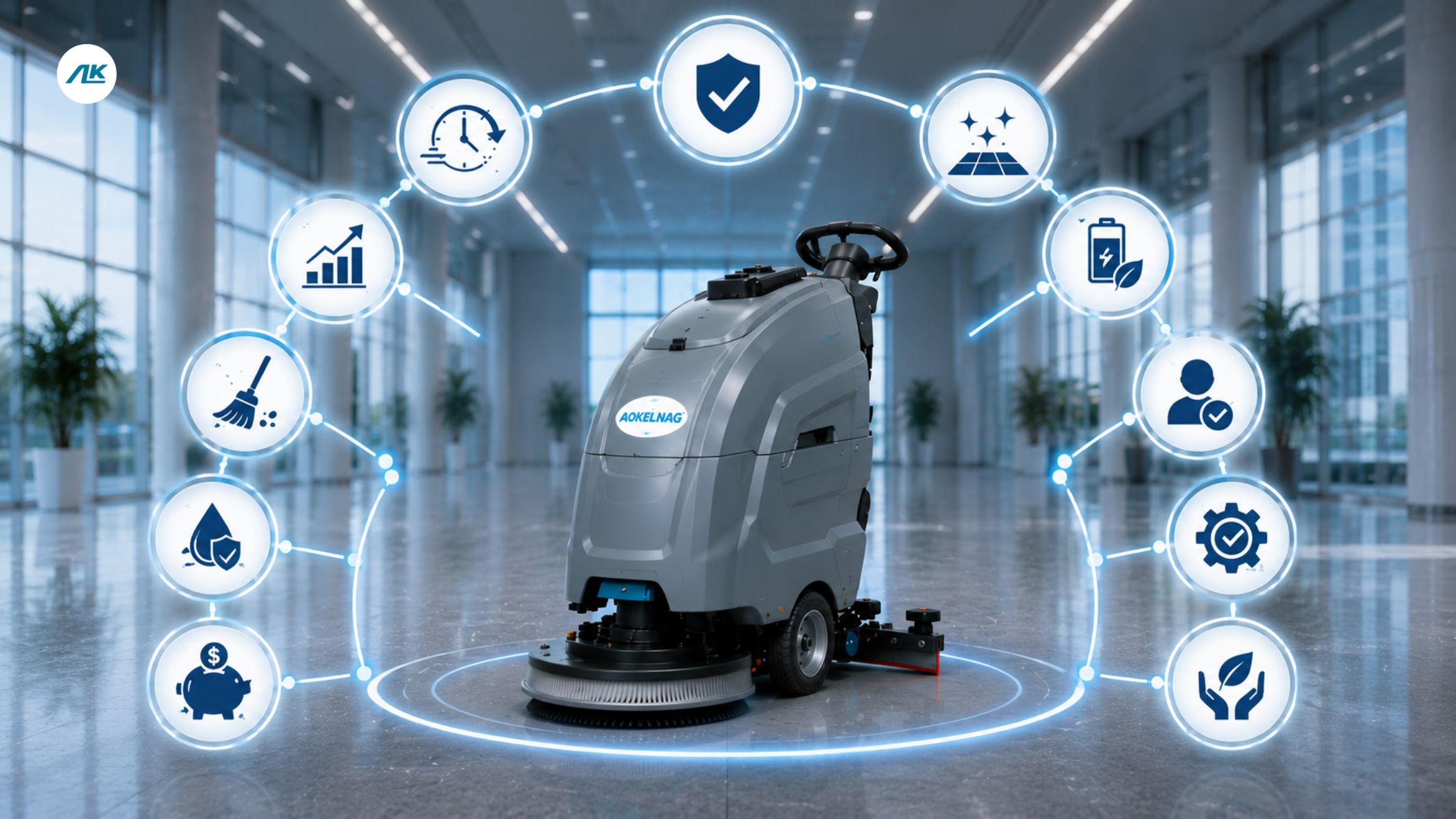 Top 10 Benefits of a Floor Scrubber Machine