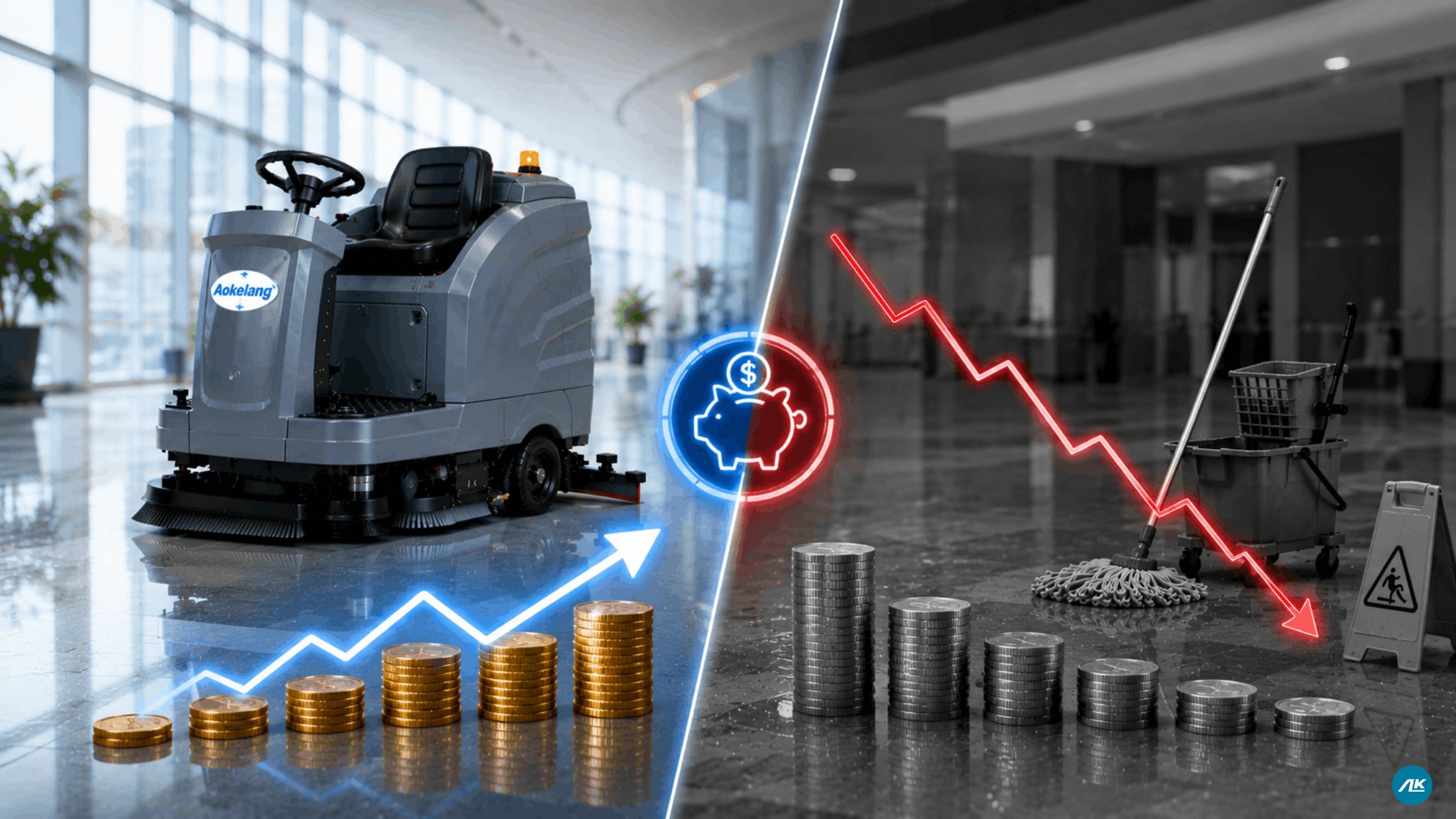 How Professional Floor Cleaning Machines Save Your Business's Money