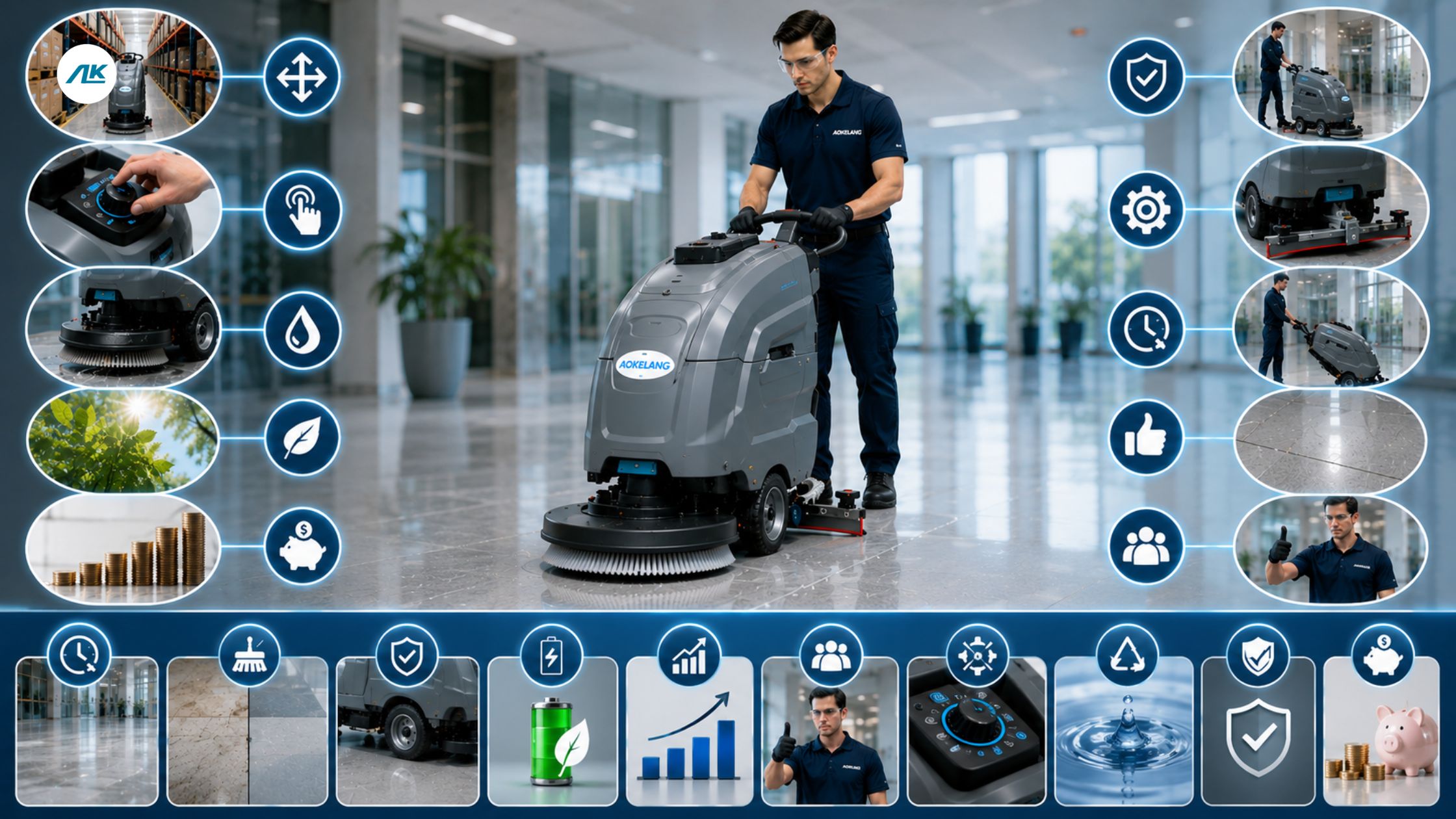 Top 10 Benefits of Walk-Behind Floor Scrubber