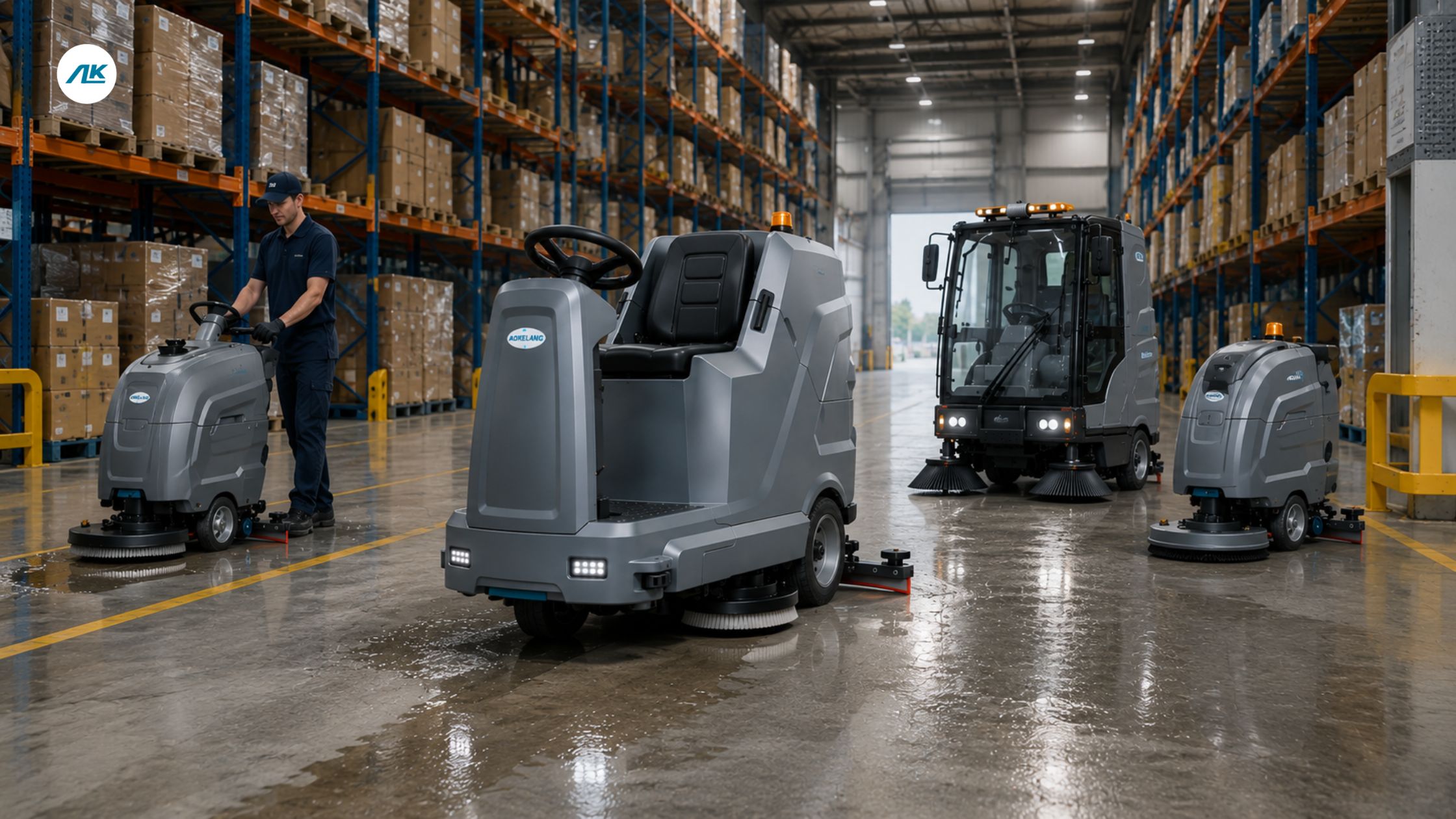 Warehouse Floor Cleaning