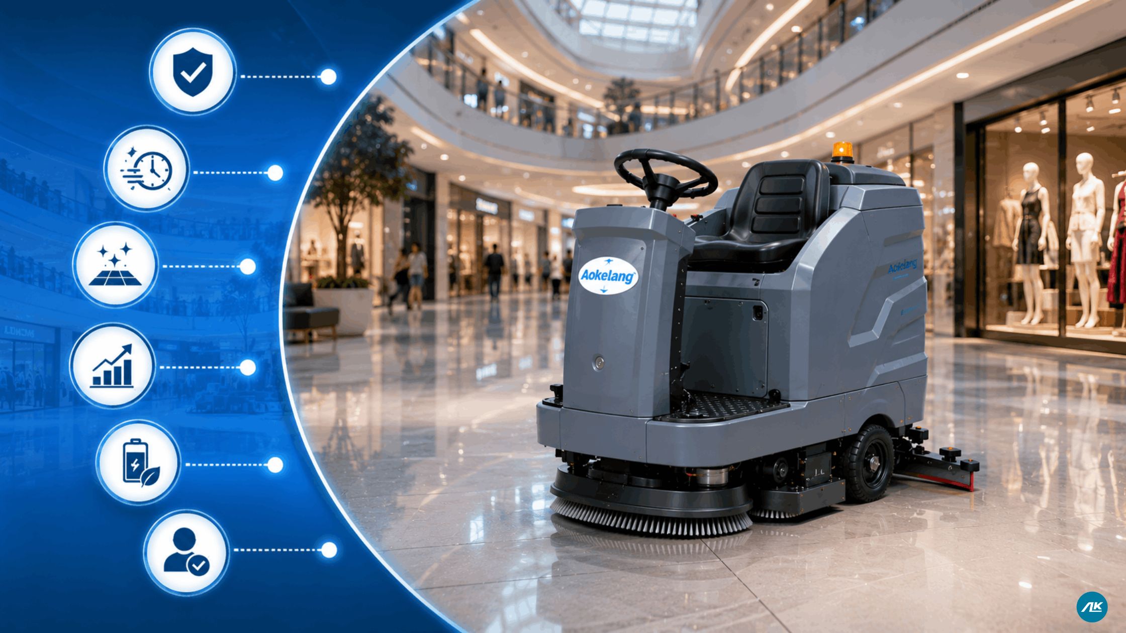 Why Shopping Centre Needs a Ride-On Scrubber for Floor Hygiene