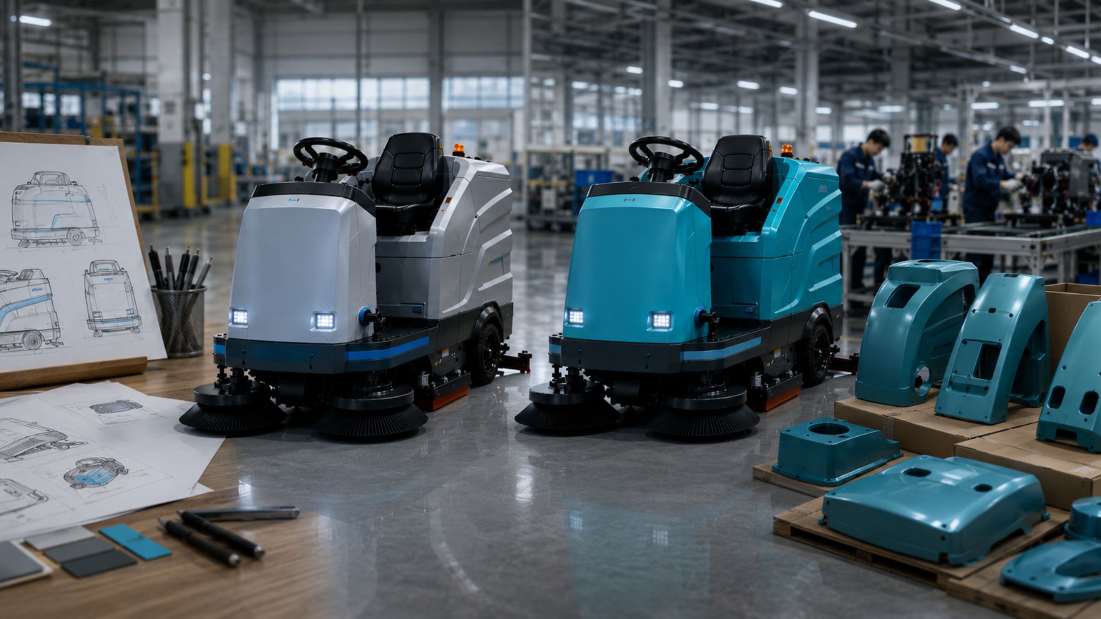 OEM and Private Label Floor Scrubber Manufacturing