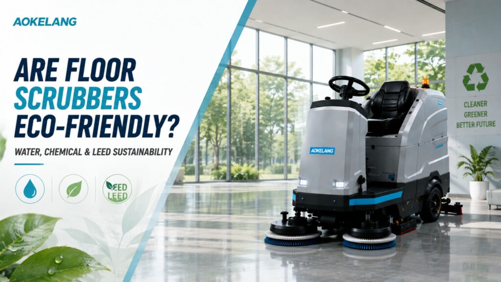 Are Floor Scrubbers Eco-Friendly? Water, Chemical, and LEED Sustainability