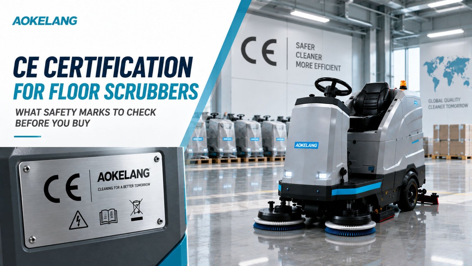 CE Certification for Floor Scrubbers