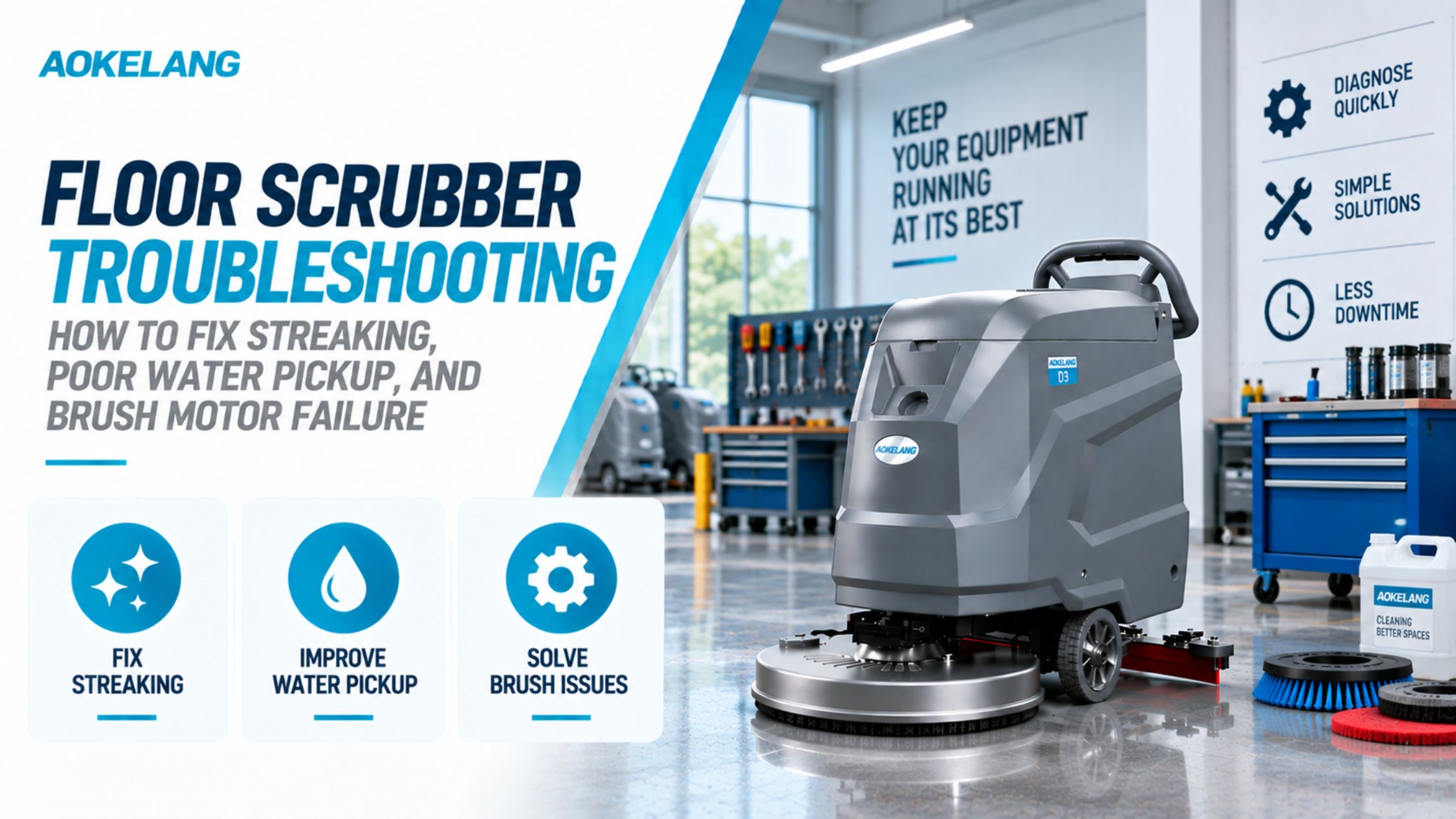 Floor Scrubber Troubleshooting