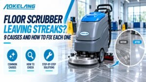 Floor Scrubber Leaving Streaks? 9 Causes and How to Fix Each One