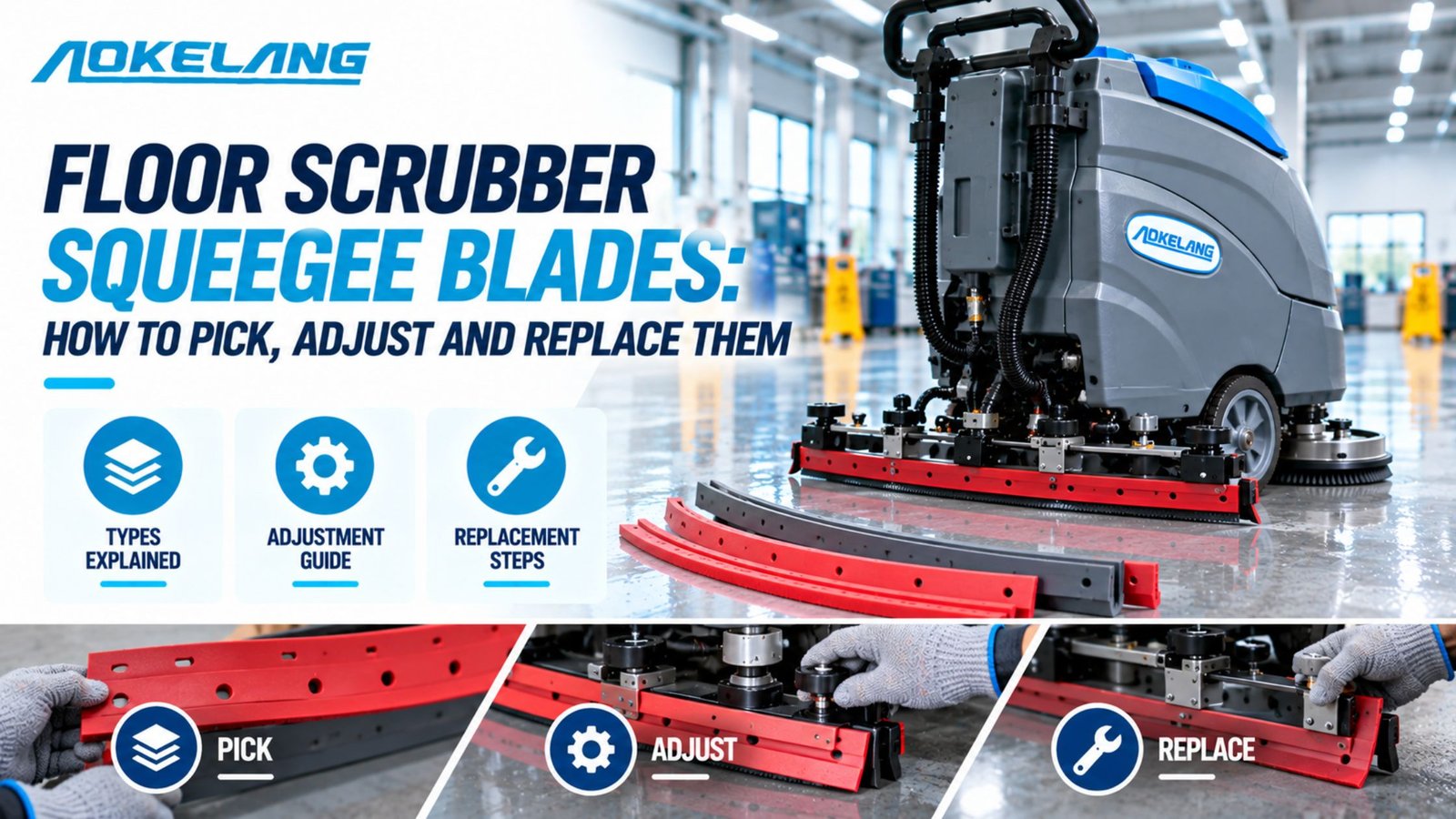 Floor Scrubber Squeegee Blades