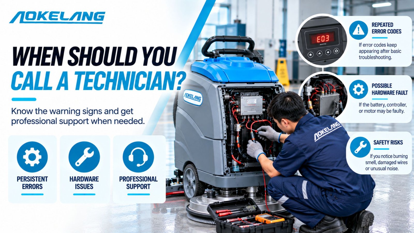 When should you call a technician?